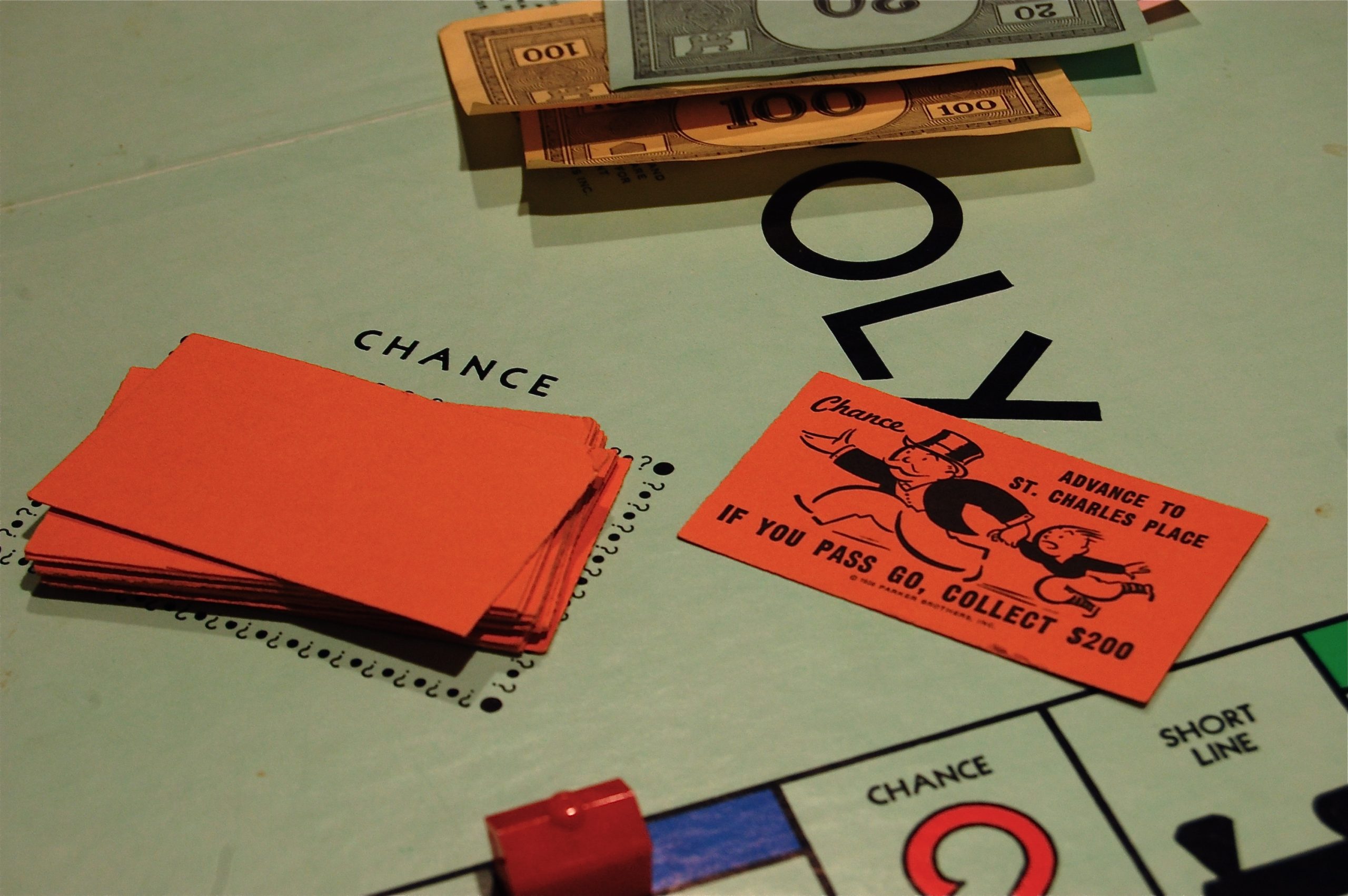 Un plateau de jeu Monopoly