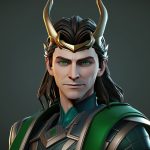 dessin du personnage Loki