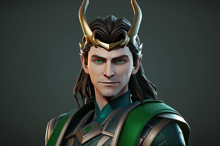 dessin du personnage Loki